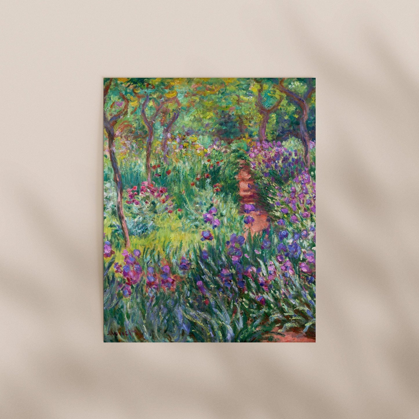 Claude Monet - The Artist's Garden At Giverny | Art Prints | Pathos Studio