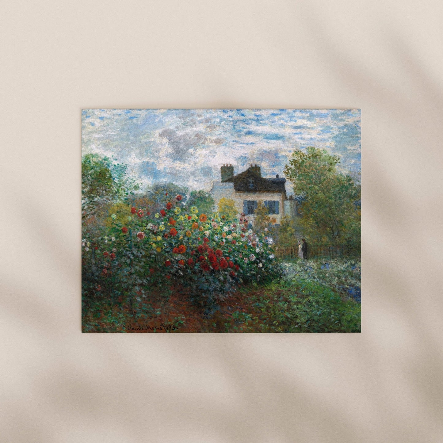 Claude Monet - The Artist's Garden in Argenteuil | Art Prints | Pathos Studio