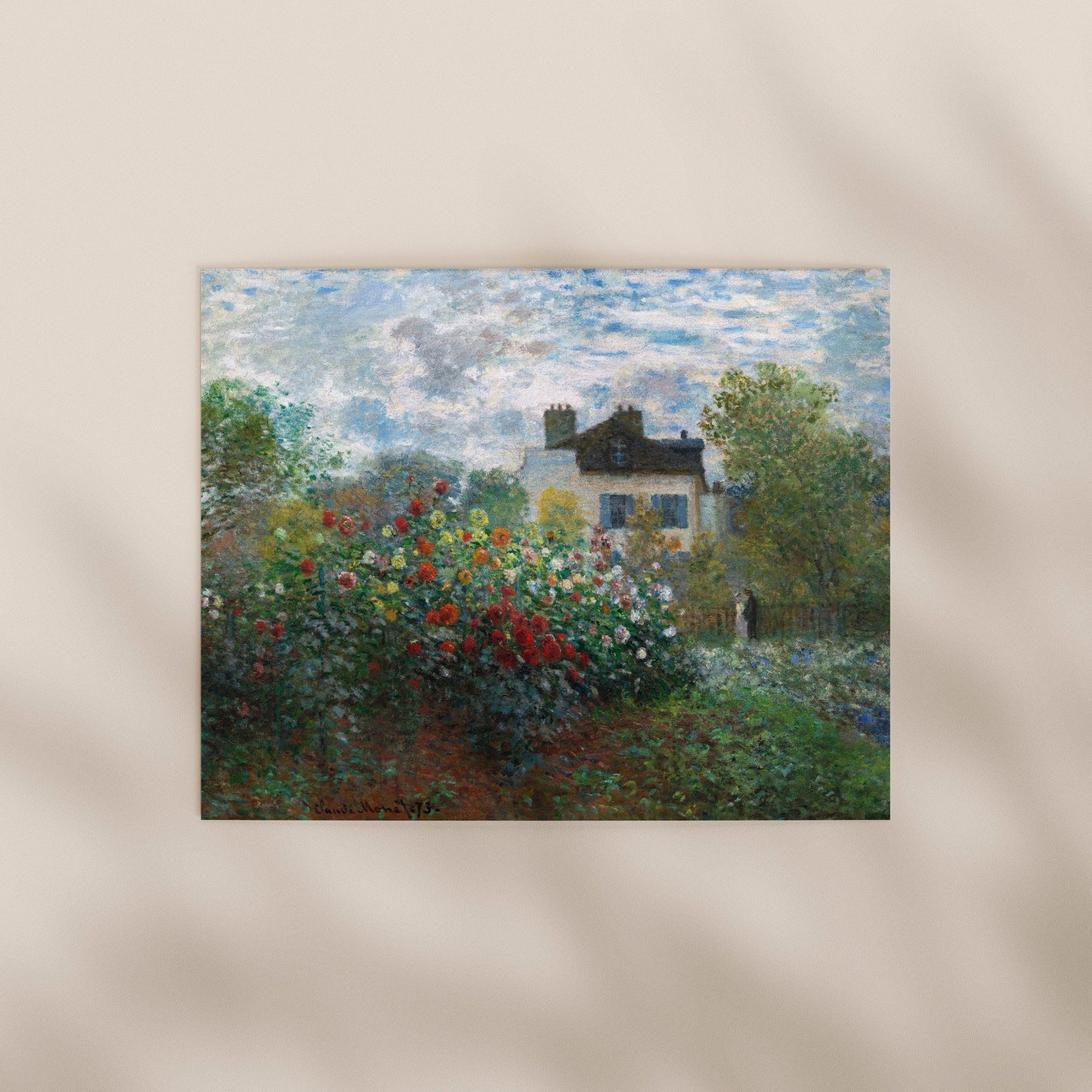 Claude Monet - The Artist's Garden in Argenteuil | Art Prints | Pathos Studio