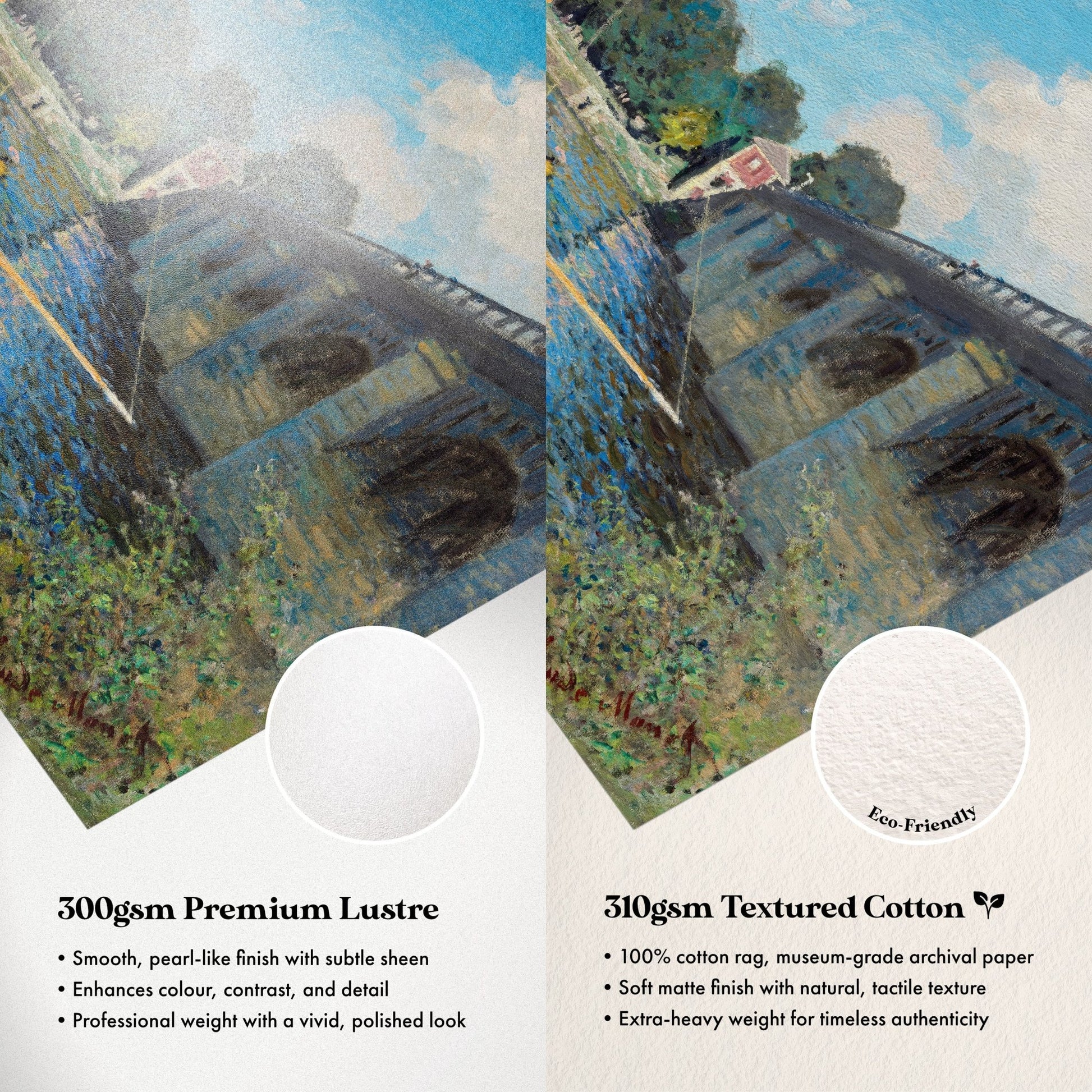 Claude Monet - The Bridge at Argenteuil | Art Prints | Pathos Studio