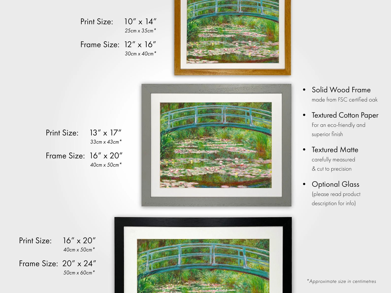 CLAUDE MONET - The Japanese Footbridge - Pathos Studio - Art Prints