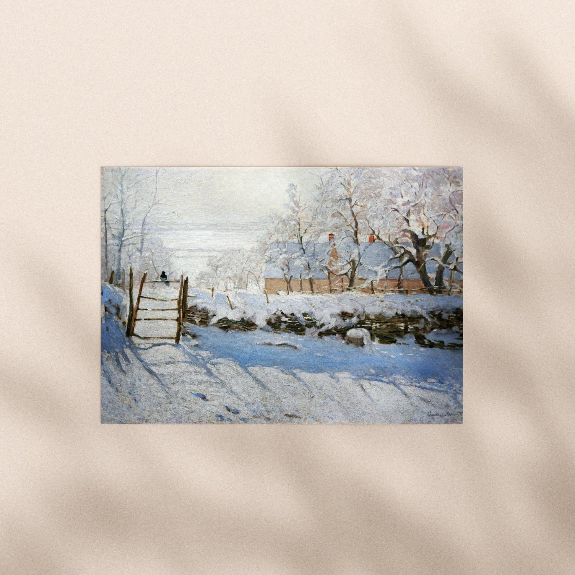 Claude Monet - The Magpie | Art Prints | Pathos Studio