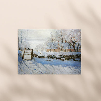 Claude Monet - The Magpie | Art Prints | Pathos Studio