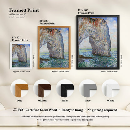 Claude Monet - The Manneporte Near Étretat | Art Prints | Pathos Studio