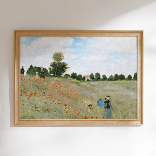 CLAUDE MONET - The Poppy Field Near Argenteuil - Pathos Studio - Art Prints