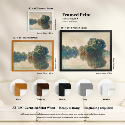 Claude Monet - The Seine at Giverny | Art Prints | Pathos Studio