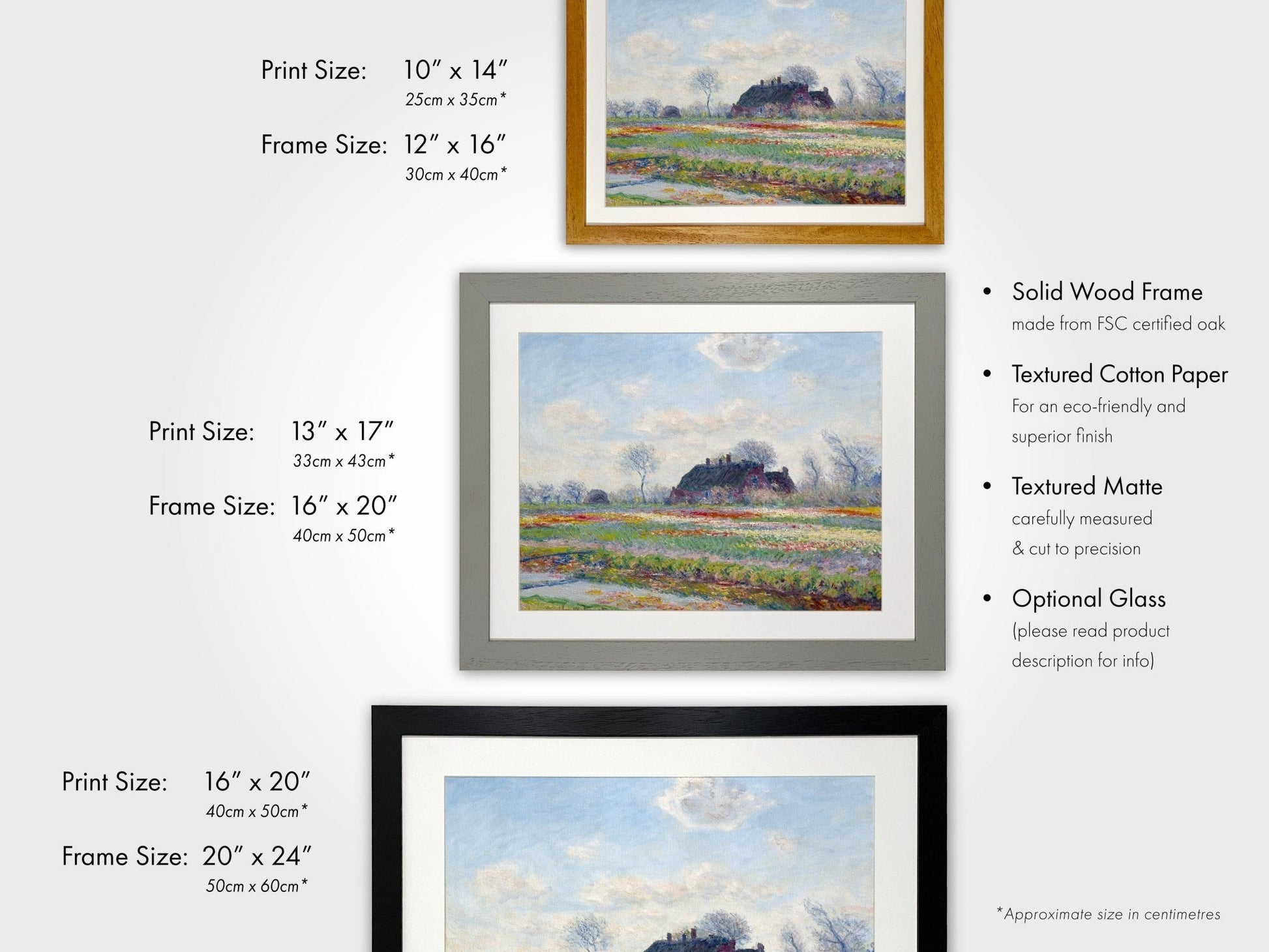 CLAUDE MONET - Tulip Fields at Sassenheim - Pathos Studio - Art Prints