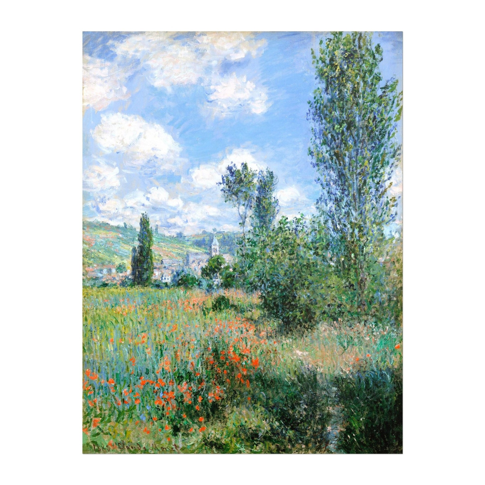 Claude Monet - View of Vétheuil | Art Prints | Pathos Studio