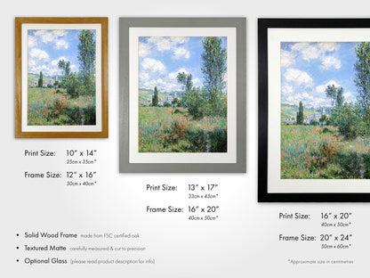 Claude Monet - View of Vétheuil | Art Prints | Pathos Studio