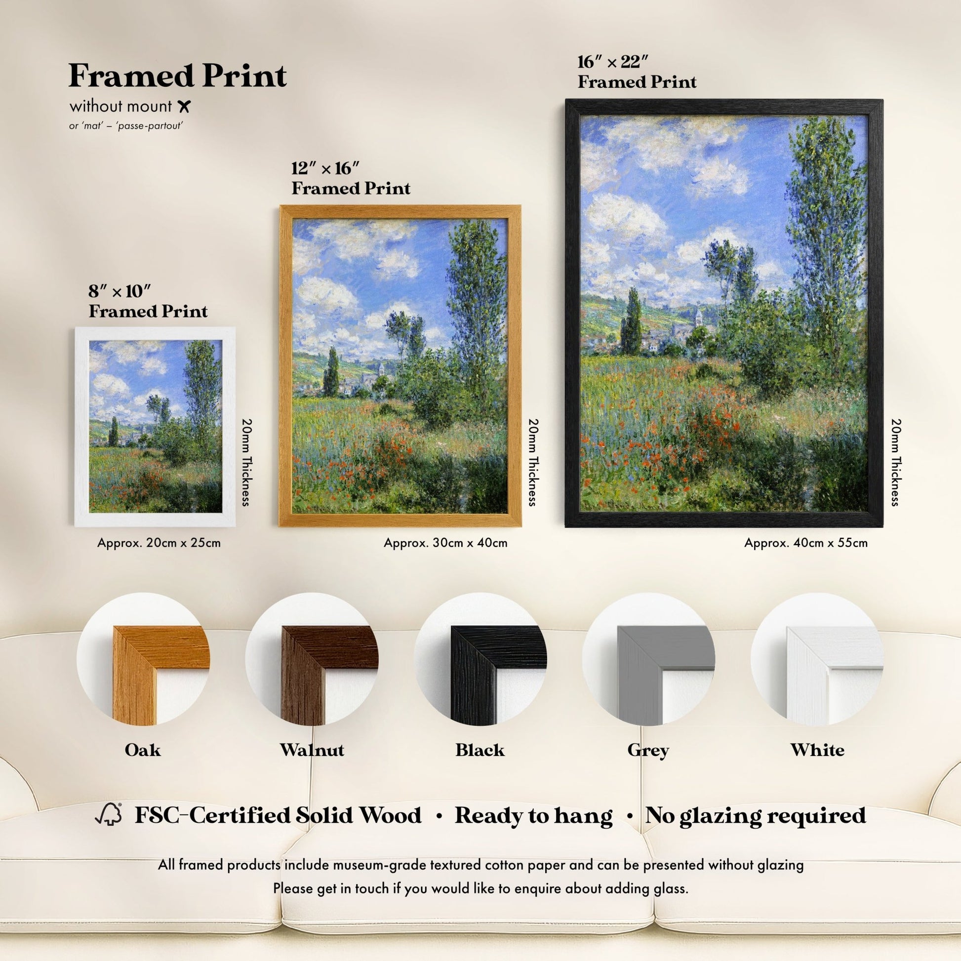 Claude Monet - View of Vétheuil | Art Prints | Pathos Studio