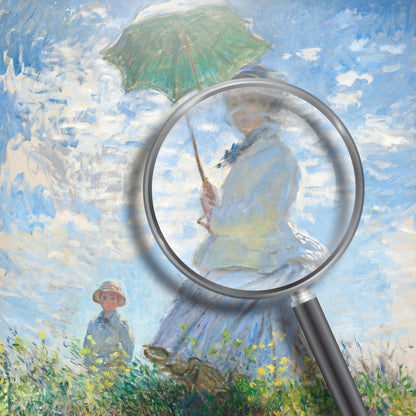 CLAUDE MONET - Woman With Parasol - Madame Monet & Her Son (Giclée Art Print) - Pathos Studio - Marketplace Listings