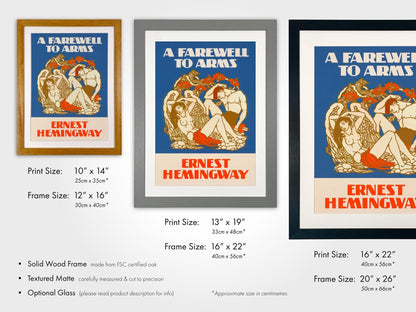 Cleo Damianakes - A Farewell To Arms by Ernest Hemingway | Art Prints | Pathos Studio