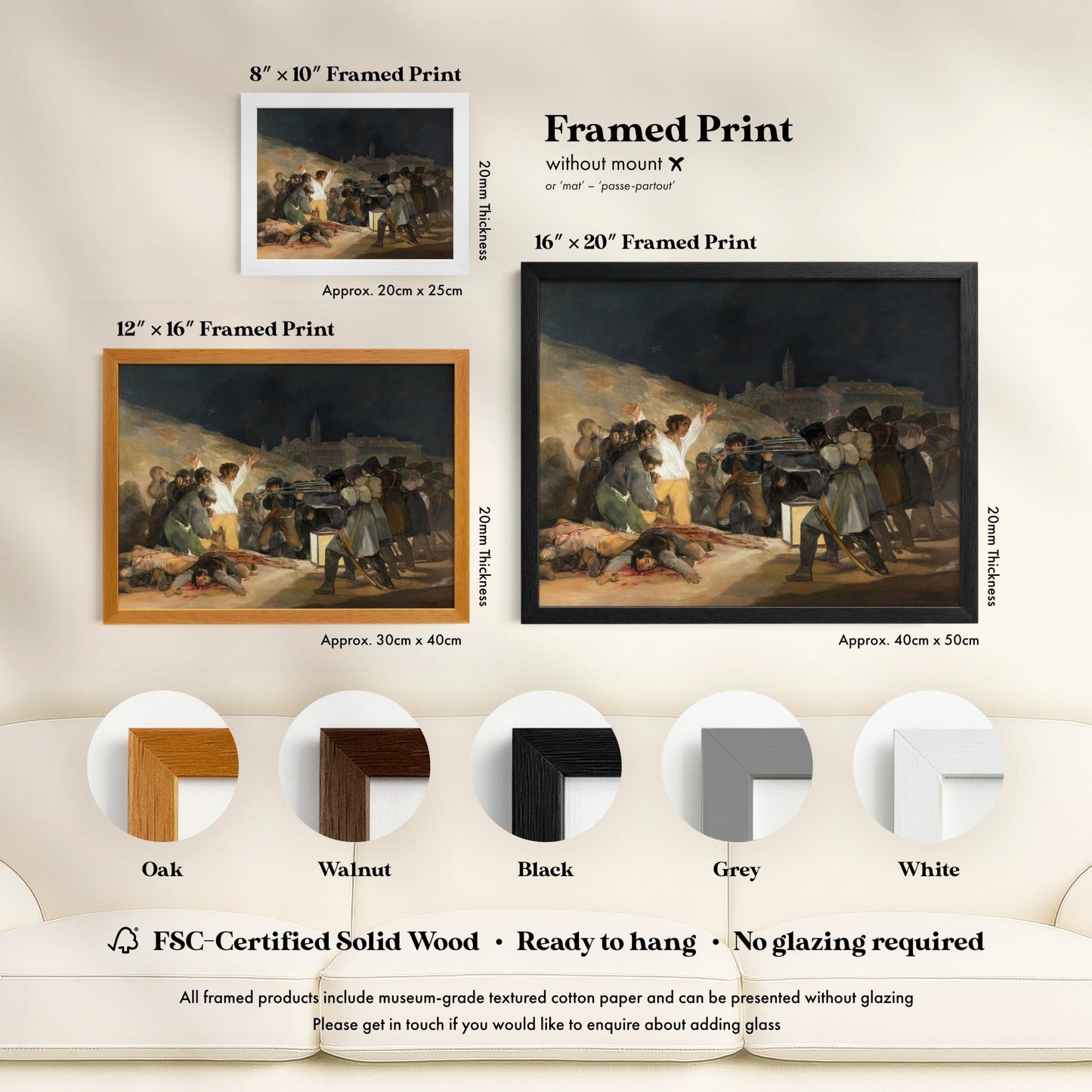 Francisco Goya - The Third of May 1808 | Art Prints | Pathos Studio