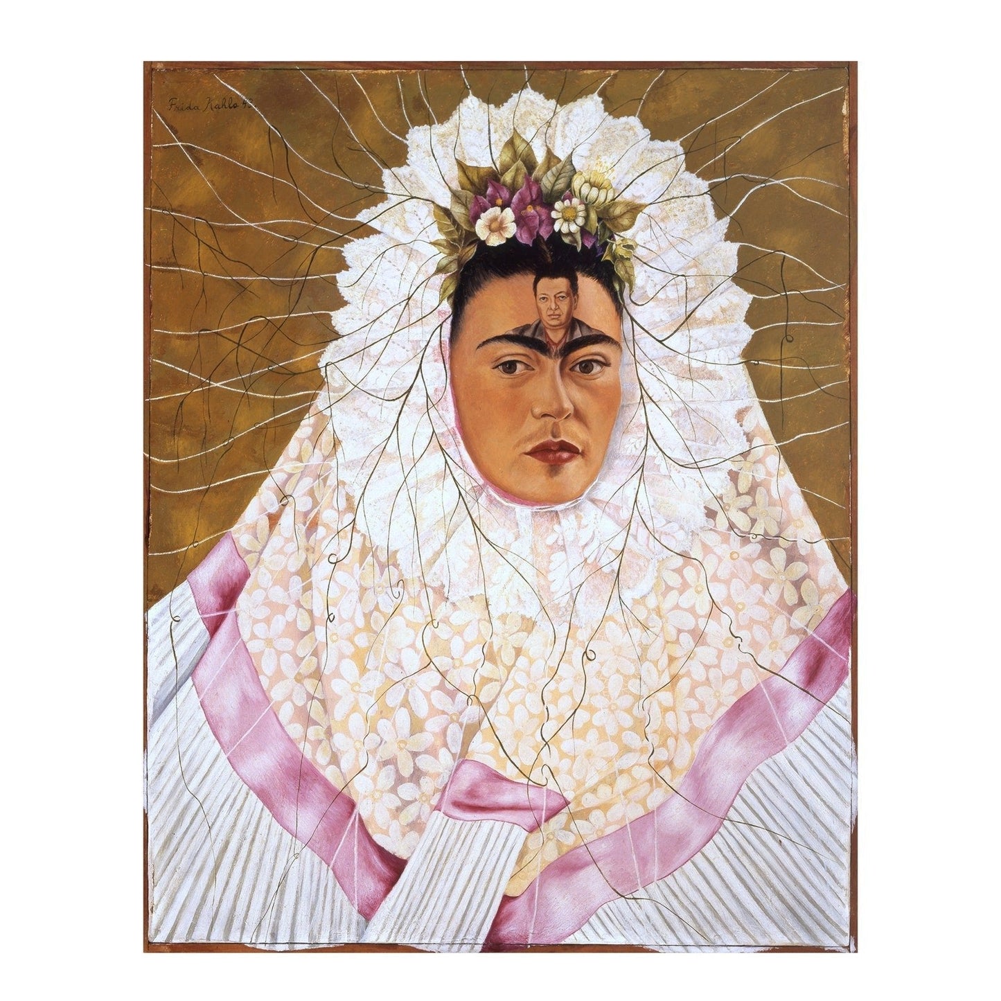 FRIDA KAHLO - Diego On My Mind (Self - Portrait as Tehuana) (Giclée Art Print) - Pathos Studio - Marketplace Listings