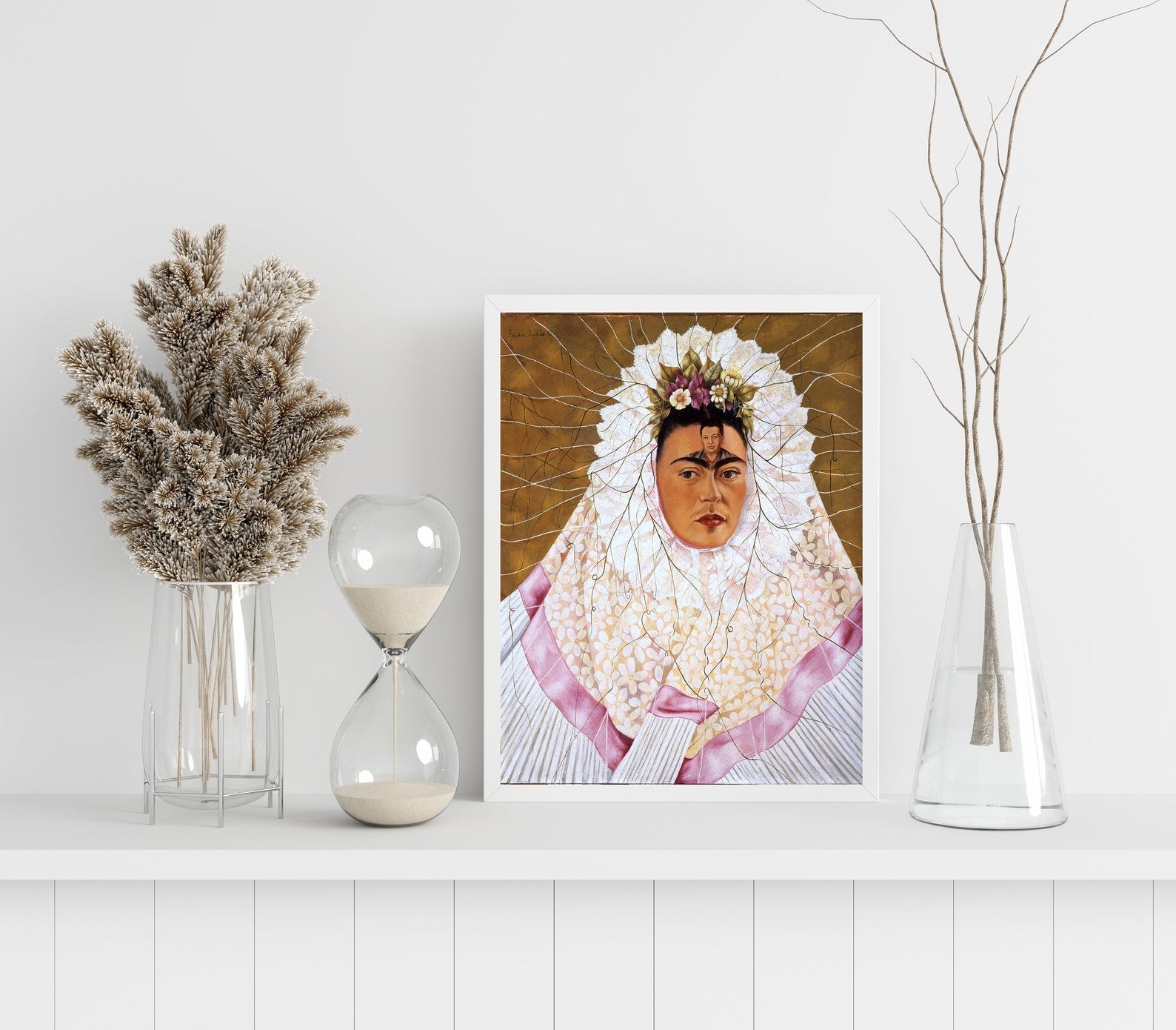 FRIDA KAHLO - Diego On My Mind (Self - Portrait as Tehuana) (Giclée Art Print) - Pathos Studio - Marketplace Listings