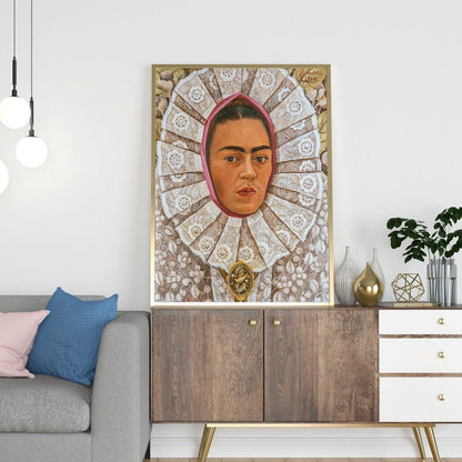 FRIDA KAHLO - Self - Portrait With Headdress (Giclée Art Print) - Pathos Studio - Marketplace Listings