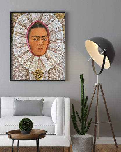 FRIDA KAHLO - Self - Portrait With Headdress (Giclée Art Print) - Pathos Studio - Marketplace Listings