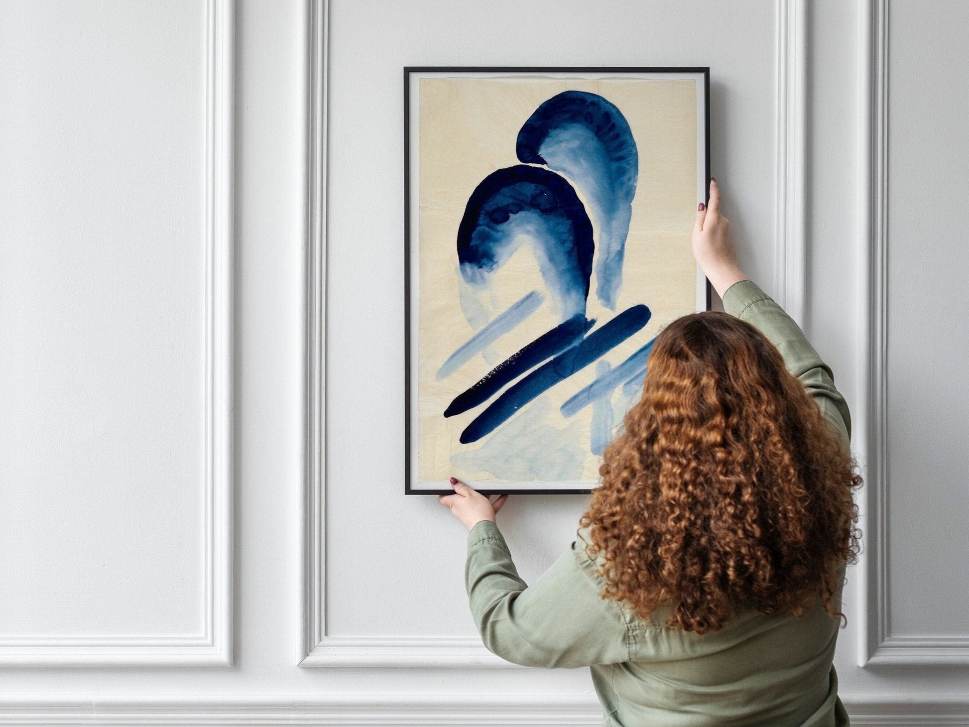 GEORGIA O'KEEFFE - Blue No. 3 (Giclée Art Print) - Pathos Studio - Marketplace Listings