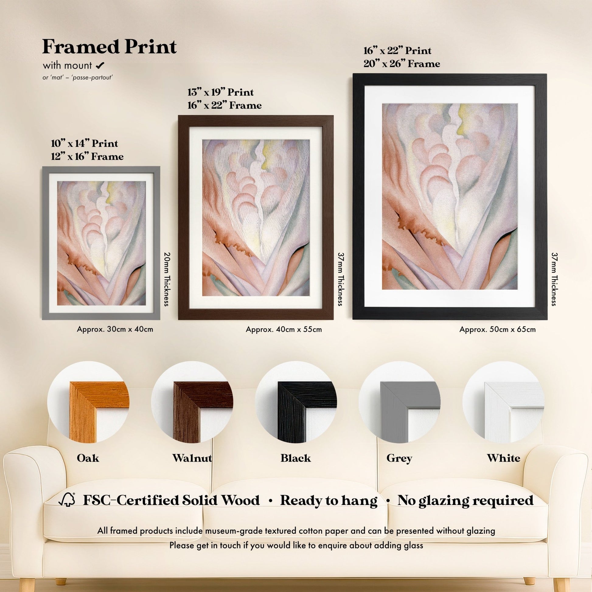 Georgia O'Keeffe - Flower Abstraction | Art Prints | Pathos Studio