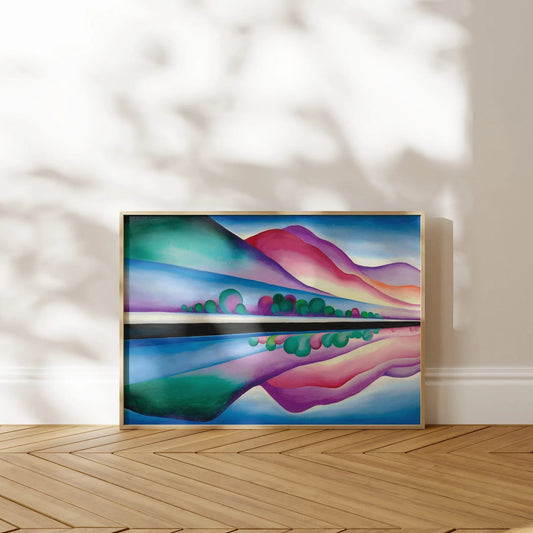 GEORGIA O'KEEFFE - Lake George Reflection - Pathos Studio - Art Prints