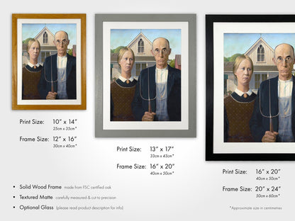 GRANT WOOD - American Gothic - Pathos Studio - Art Prints