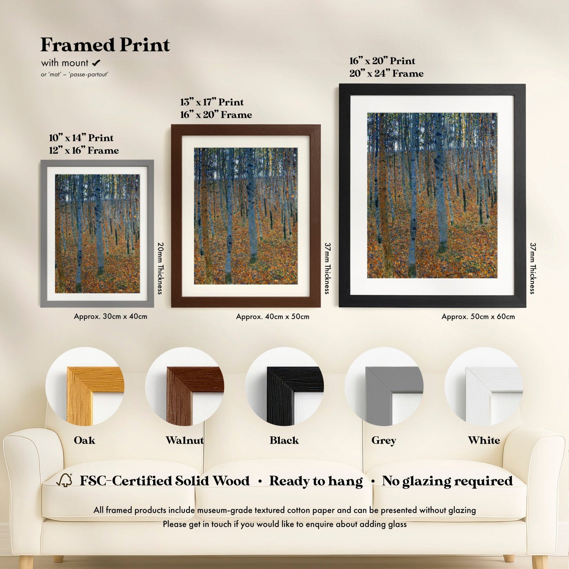 Gustav Klimt - Beech Grove I | Art Prints | Pathos Studio
