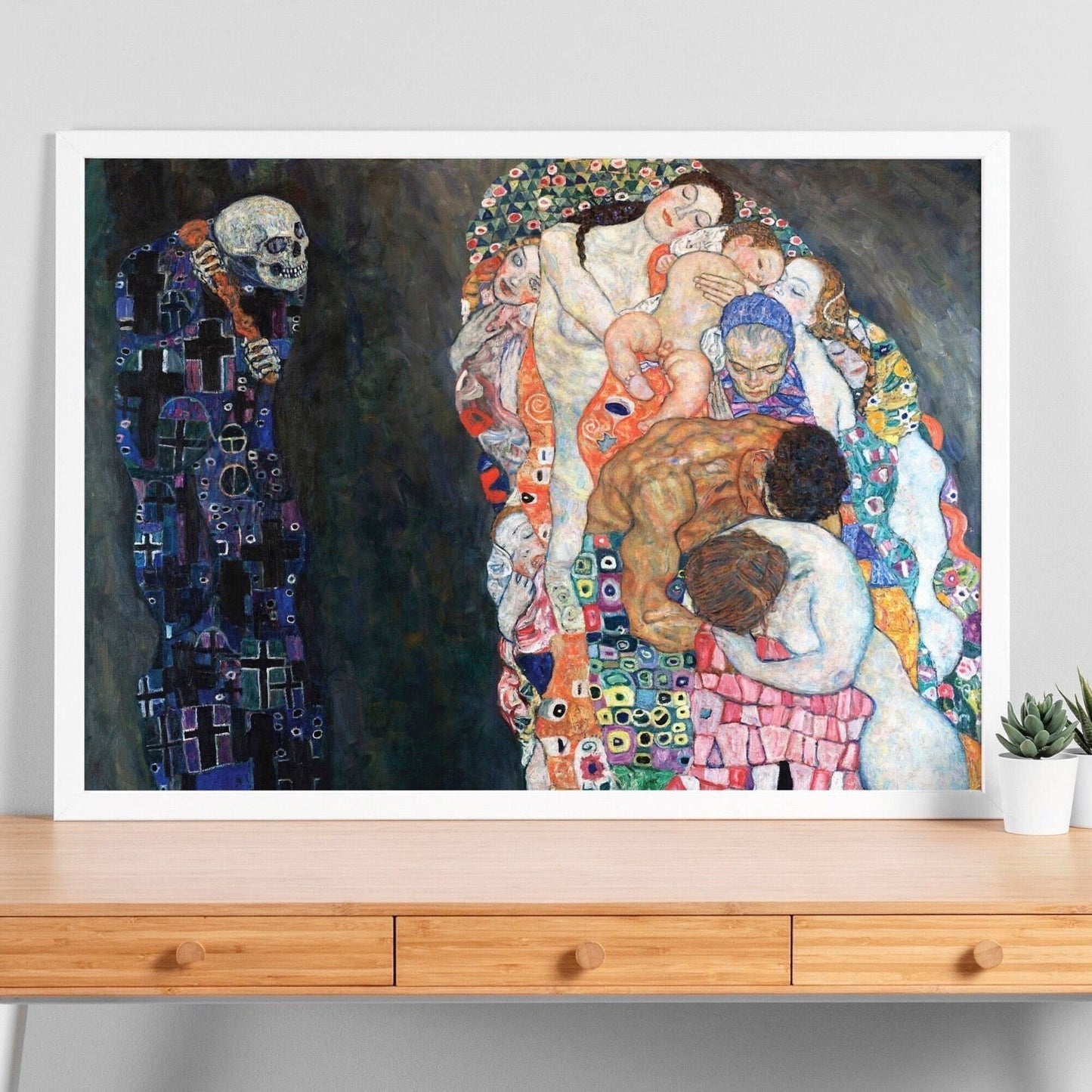 GUSTAV KLIMT - Death And Life (Giclée Art Print) - Pathos Studio - Marketplace Listings