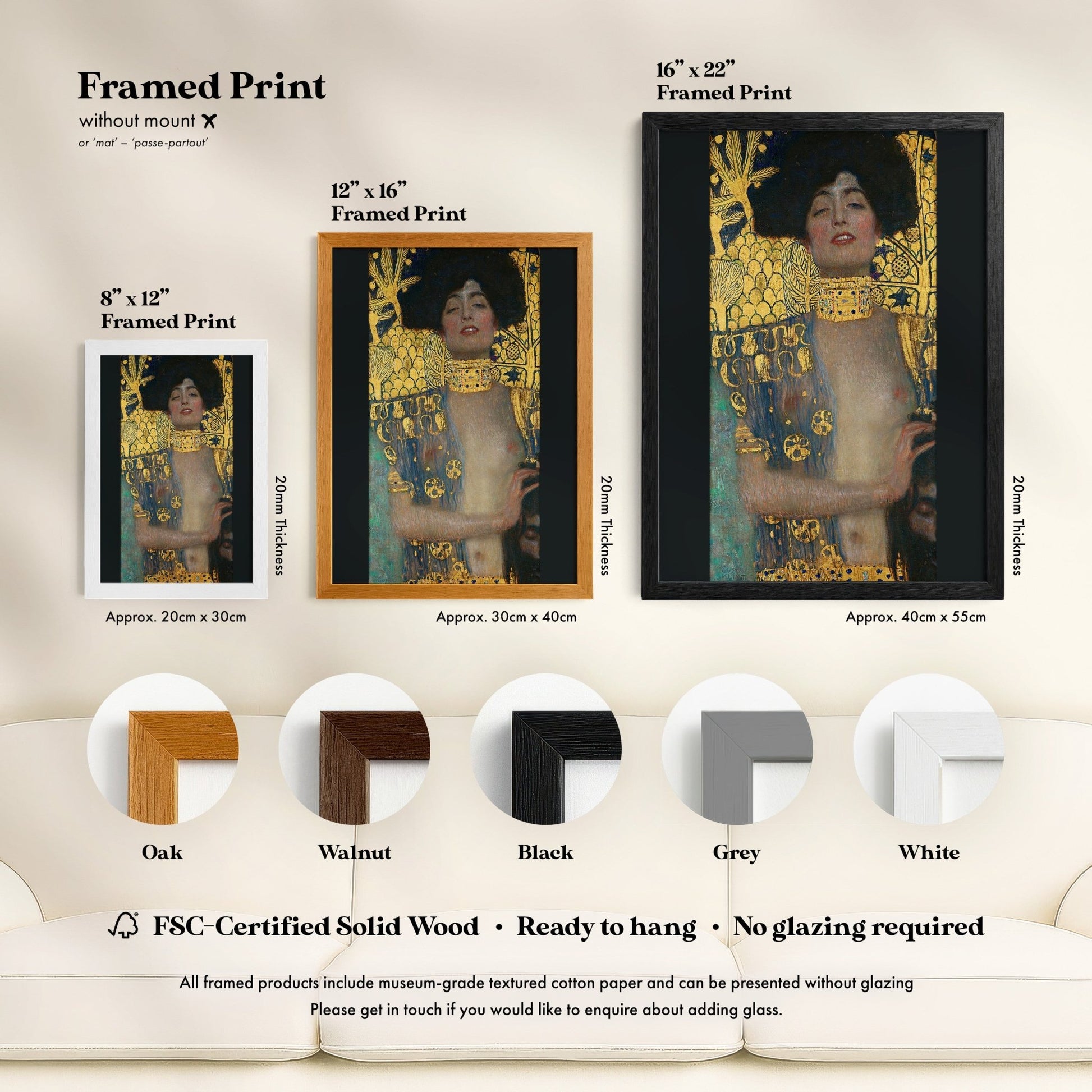 Gustav Klimt - Judith and the Head of Holofernes | Art Prints | Pathos Studio