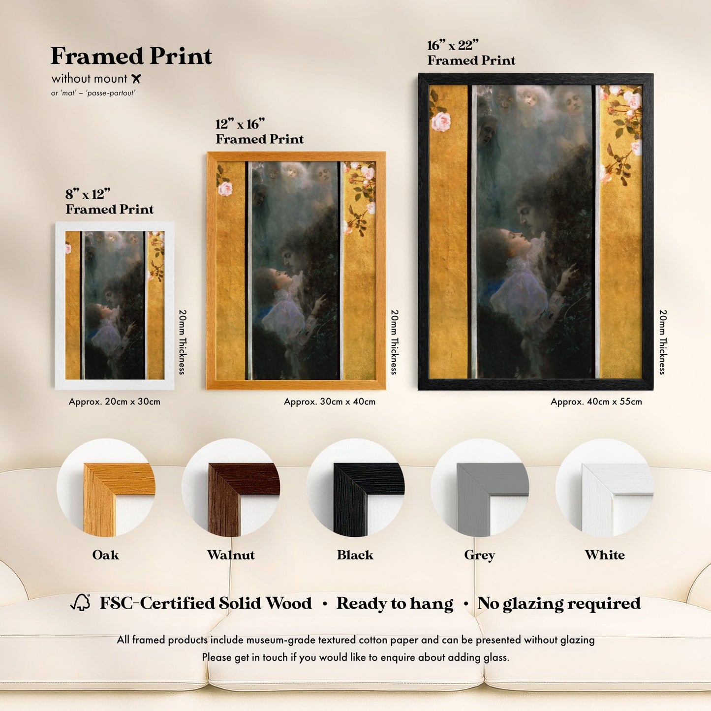 Gustav Klimt - Liebe (Love) | Art Prints | Pathos Studio