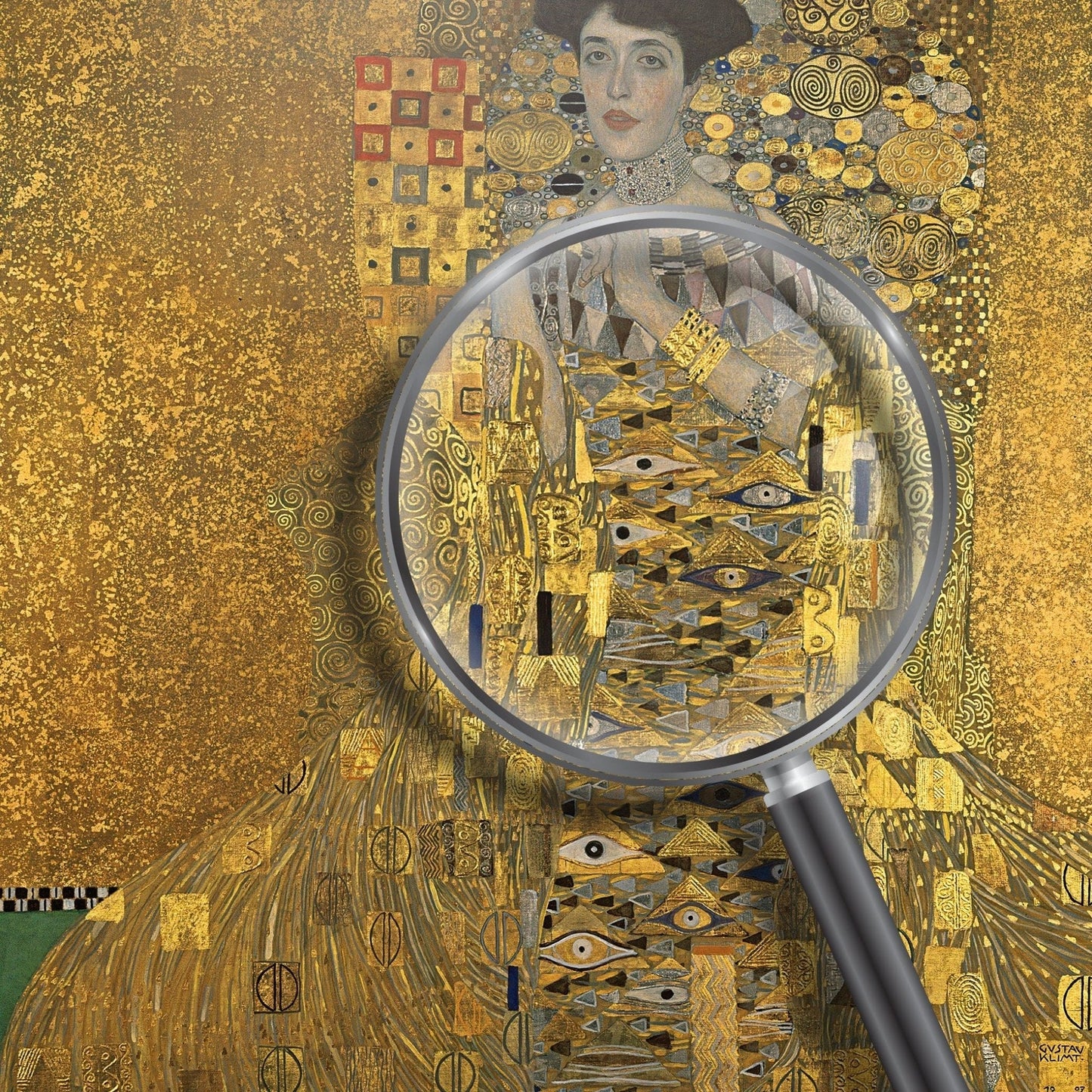 GUSTAV KLIMT - Portrait of Adele Bloch - Bauer I (The Lady In Gold) (Giclée Art Print) - Pathos Studio - Marketplace Listings