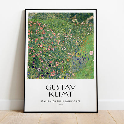 Gustav Klimt - Set Of 3 Flower Garden Posters - Pathos Studio - Art Print Sets