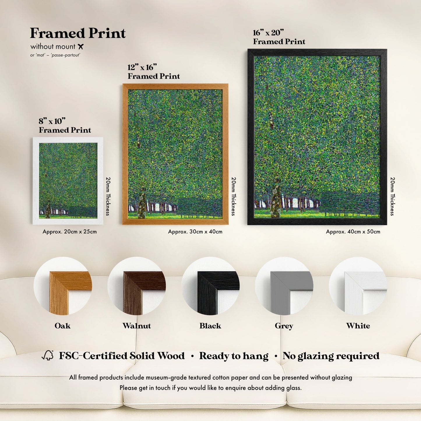 Gustav Klimt - The Park | Art Prints | Pathos Studio