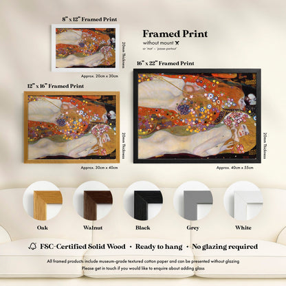 Gustav Klimt - Water Serpents II | Art Prints | Pathos Studio