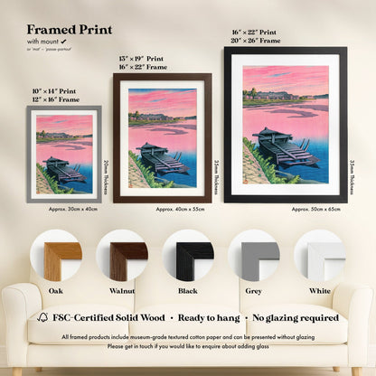 Hasui Kawase - Tsuchizaki, Akita | Art Prints | Pathos Studio