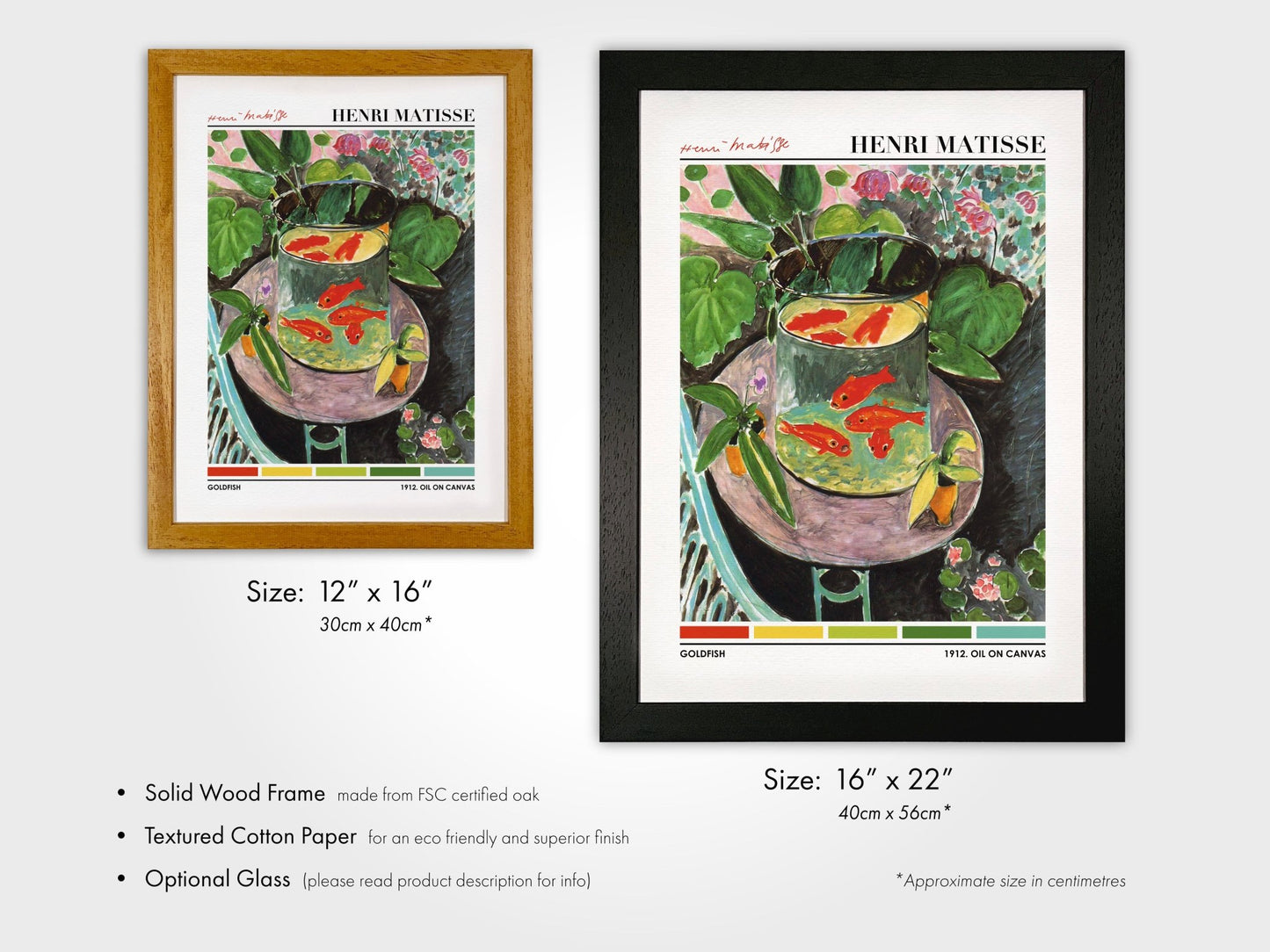 Henri Matisse - Goldfish (Color Palette Poster) | Art Prints | Pathos Studio