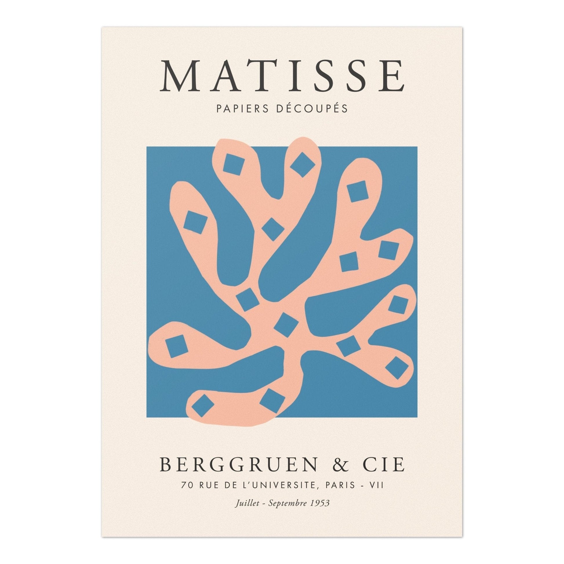 HENRI MATISSE - Papier Découpés 3 (Exhibition Poster) (Giclée art print) - Pathos Studio - Marketplace Listings