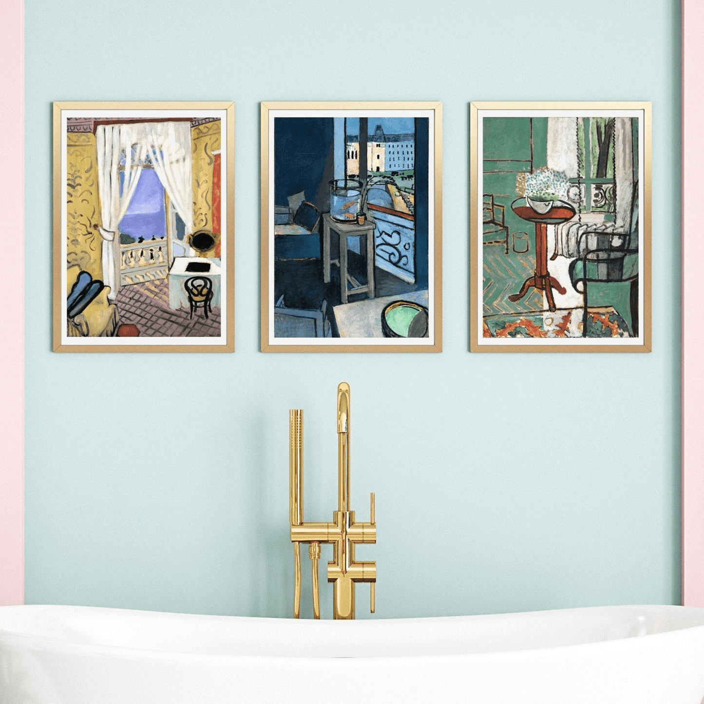 Henri Matisse - Set of 3 Interior Still Life Prints | Art Print Sets | Pathos Studio