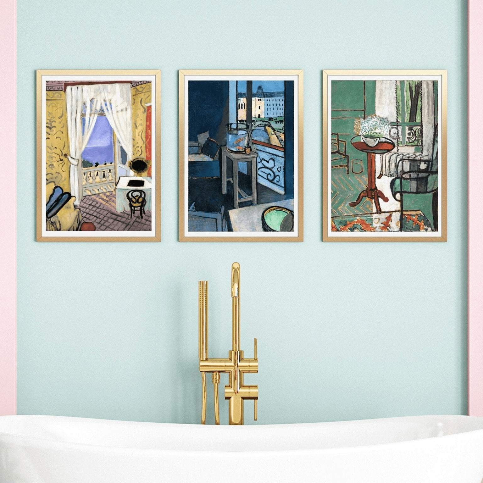 Henri Matisse - Set of 3 Interior Still Life Prints | Art Print Sets | Pathos Studio