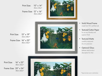 HENRI ROUSSEAU - The Repast Of The Lion - Pathos Studio - Art Prints