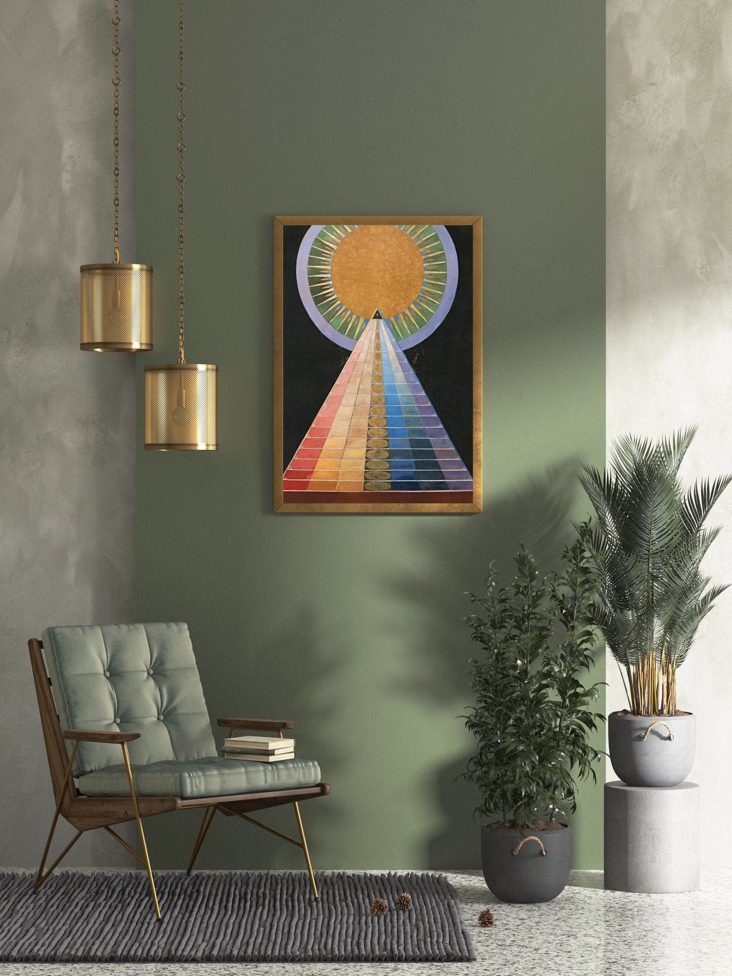 HILMA AF KLINT - Group X (No. 1, Altarpiece) (Giclée Art Print) - Pathos Studio - Marketplace Listings