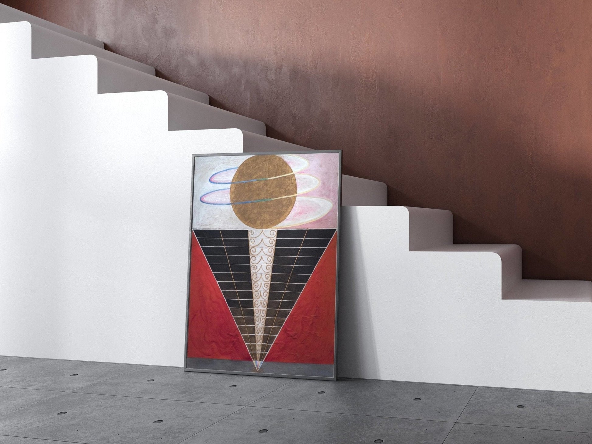 HILMA AF KLINT - Group X (No. 2, Altarpiece) (Giclée Art Print) - Pathos Studio - Marketplace Listings