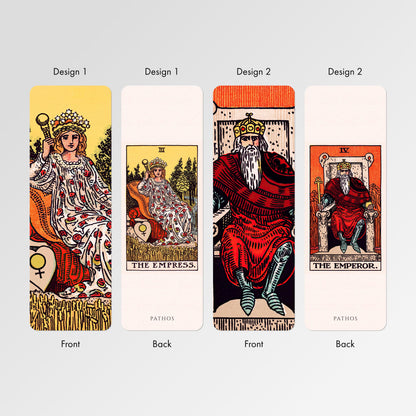 Tarot Bookmarks: The Empress / The Emperor