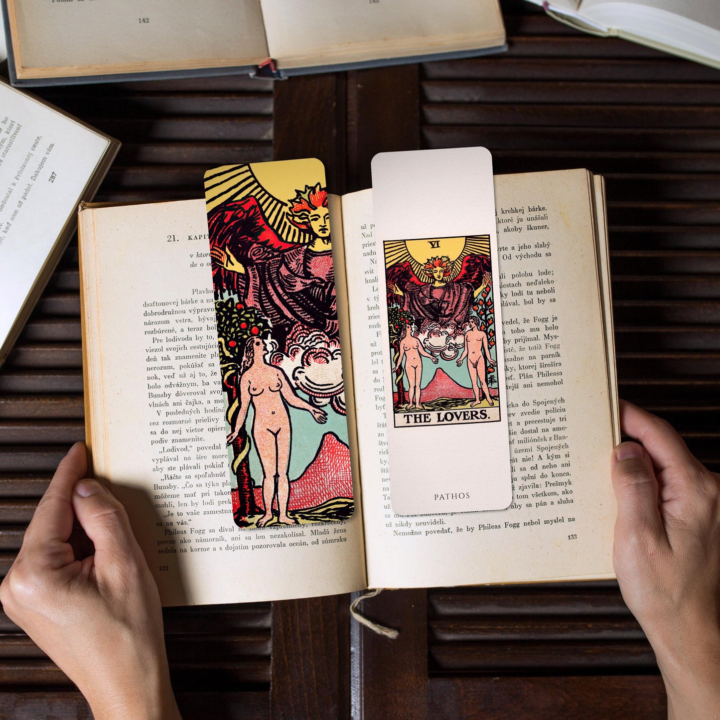 Tarot Bookmarks: The Lovers