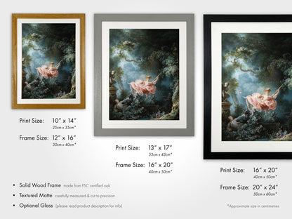 Jean - Honoré Fragonard - The Swing | Art Prints | Pathos Studio