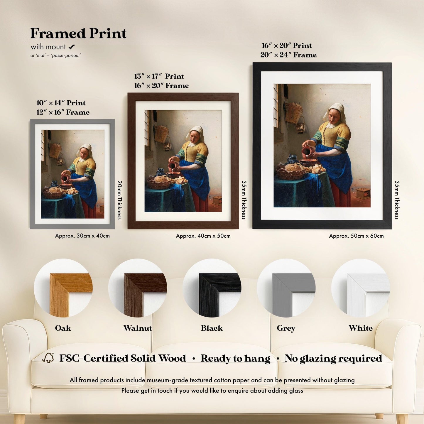 Johannes Vermeer - The Milkmaid | Art Prints | Pathos Studio