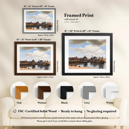 Johannes Vermeer - View of Delft | Art Prints | Pathos Studio