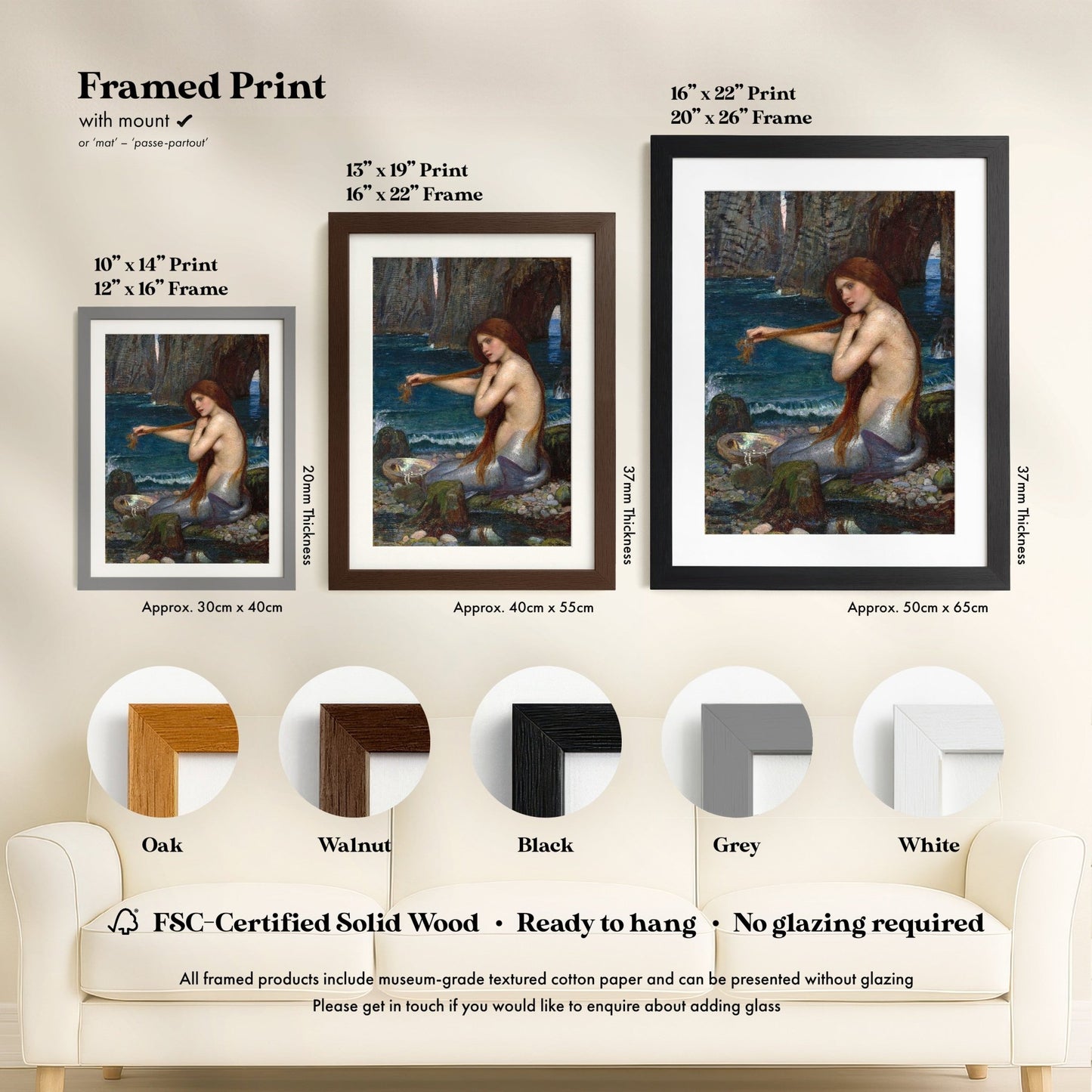 John William Waterhouse - Mermaid | Art Prints | Pathos Studio