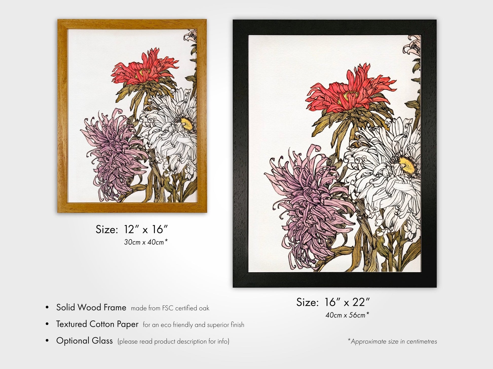 Julie De Graag - Chrysanthemums | Art Prints | Pathos Studio