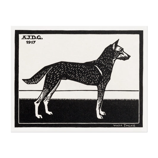 JULIE DE GRAAG - Dog (Giclée Art Print) - Pathos Studio - Marketplace Listings