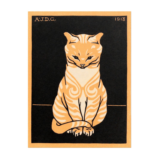 JULIE DE GRAAG - Sitting Cat 1 (Giclée Art Print) - Pathos Studio - Marketplace Listings